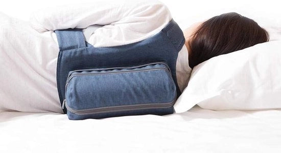 Zijslaaprugzak anti snurk per comfortevole sonno - Slaappositietrainer per migliorata aderenza corporea con grande formato Anti snurk beugel 2.0