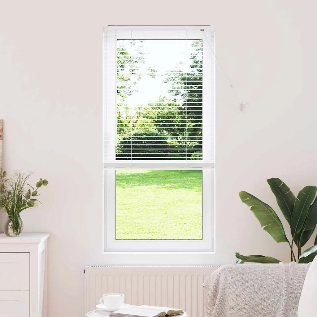 Tendaggi a Veneziana | Tenda a lamelle Bianco 175 x 55 cm Alluminio