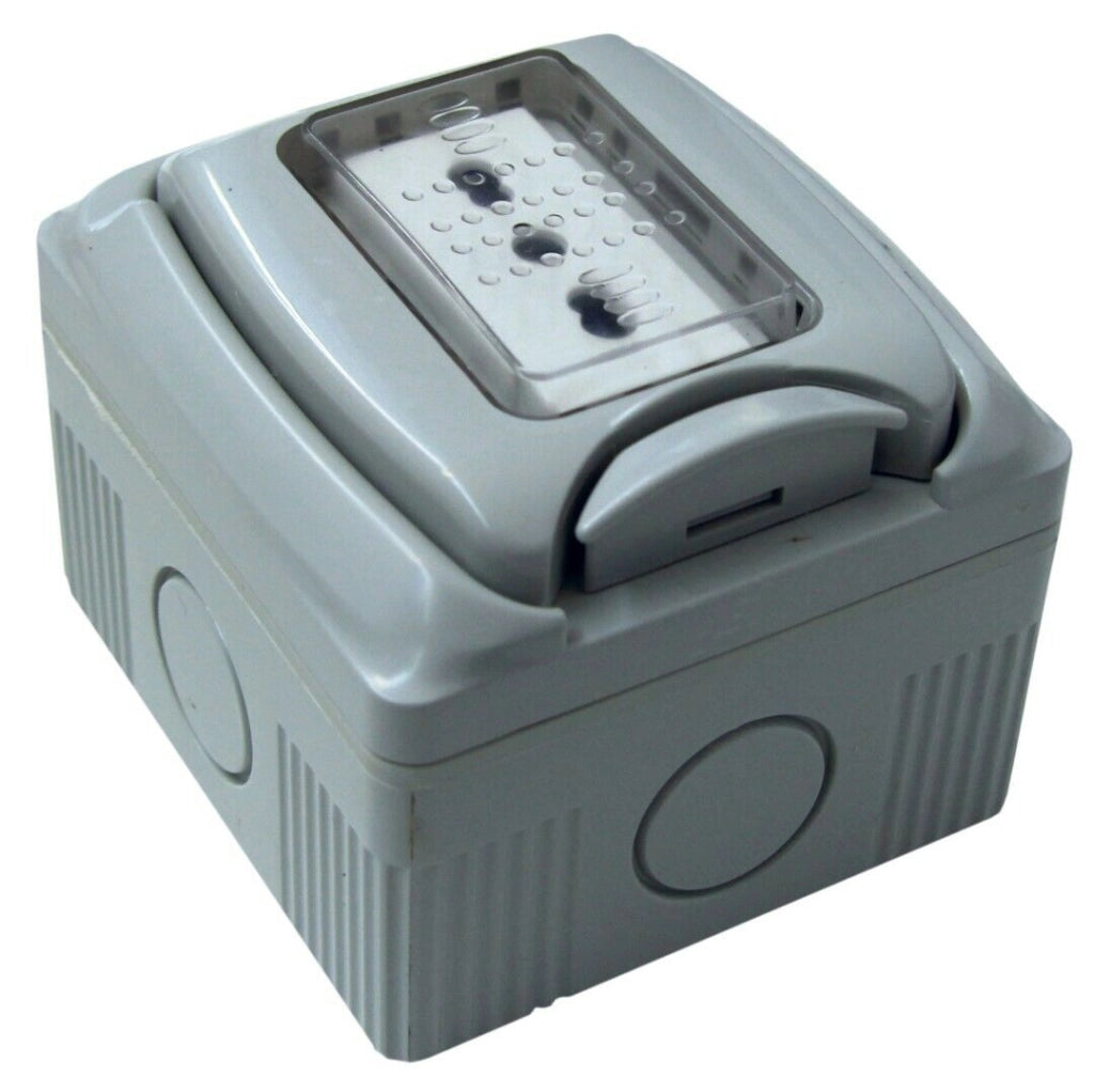 Contenitore Stagno Con Presa Bivalente - Electraline