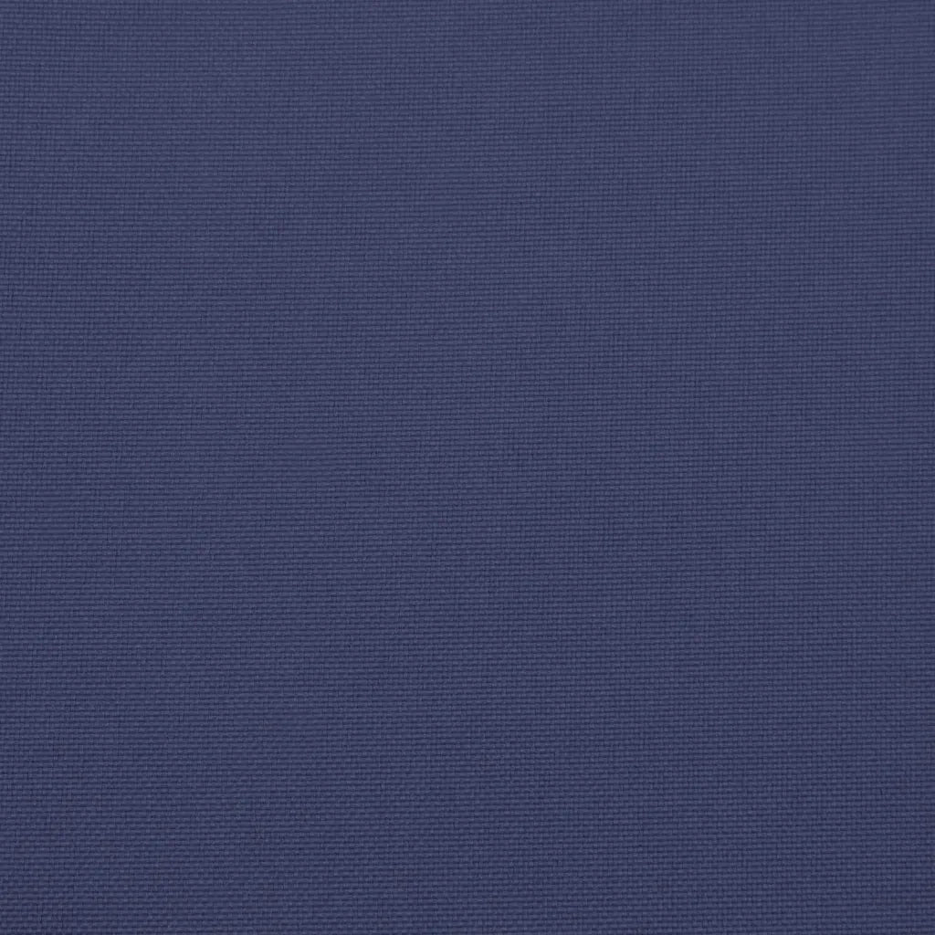 Cuscini per Pallet 2 pz Blu Marino in Tessuto 378150