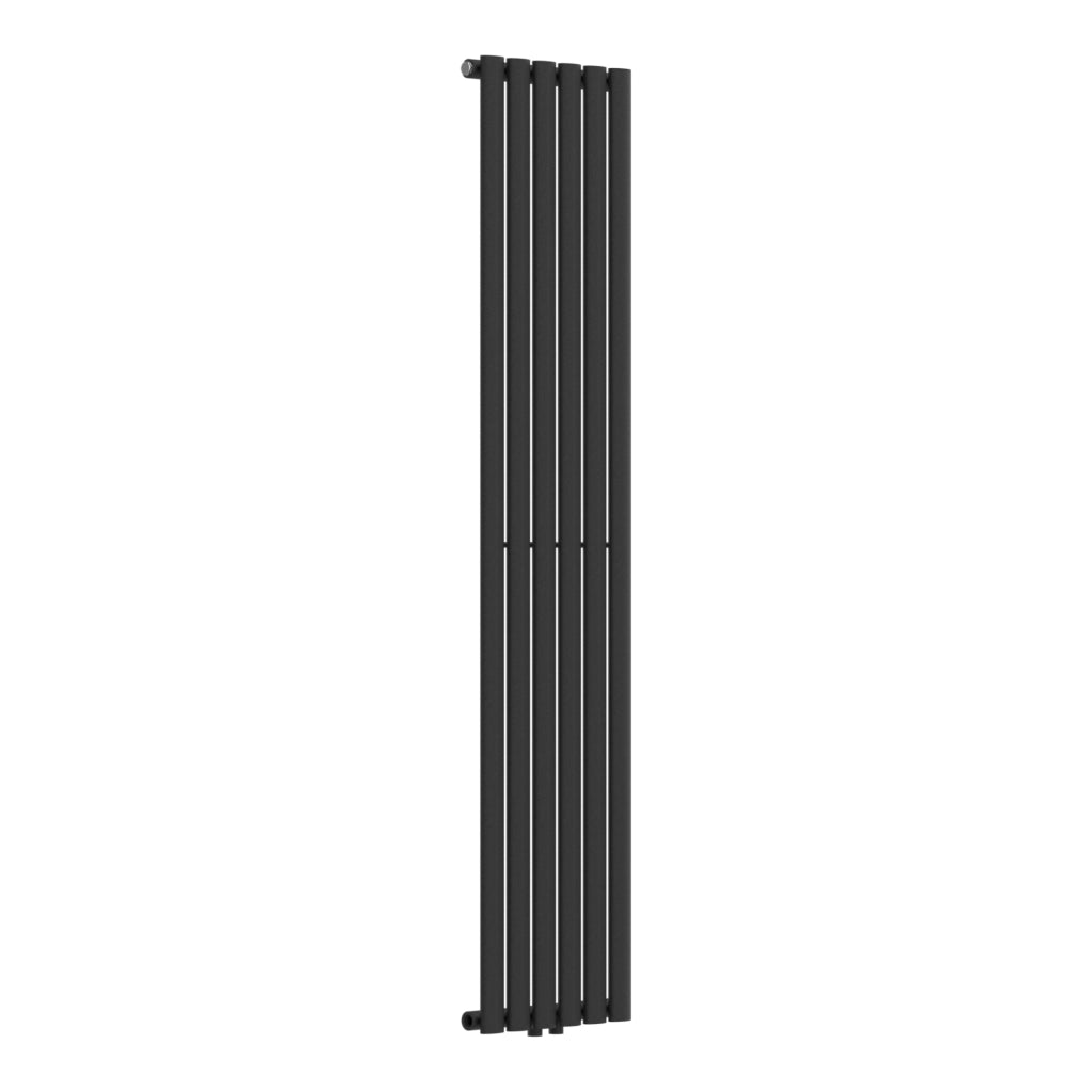 Termosifone Nore ad Acqua Calda Pannello Singolo con Elementi Tubolari 160 x 36 cm Nero [neu.haus]