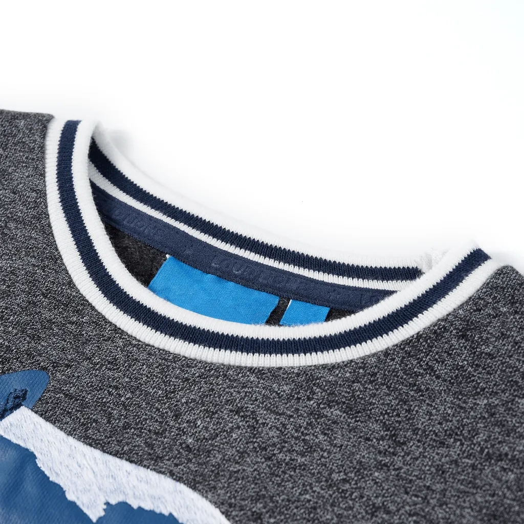 Felpa per Bambini Blu Marino M¨¦lange 104