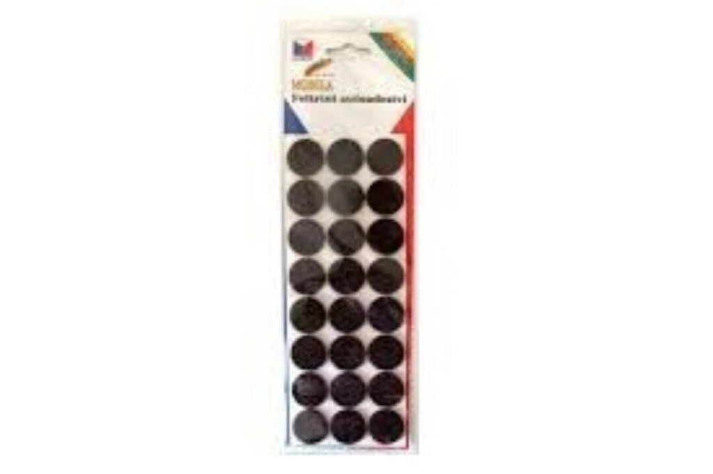 Feltrini Tondi Diametro 28 Mm Marrone 24 Pezzi Masidef - Masidef
