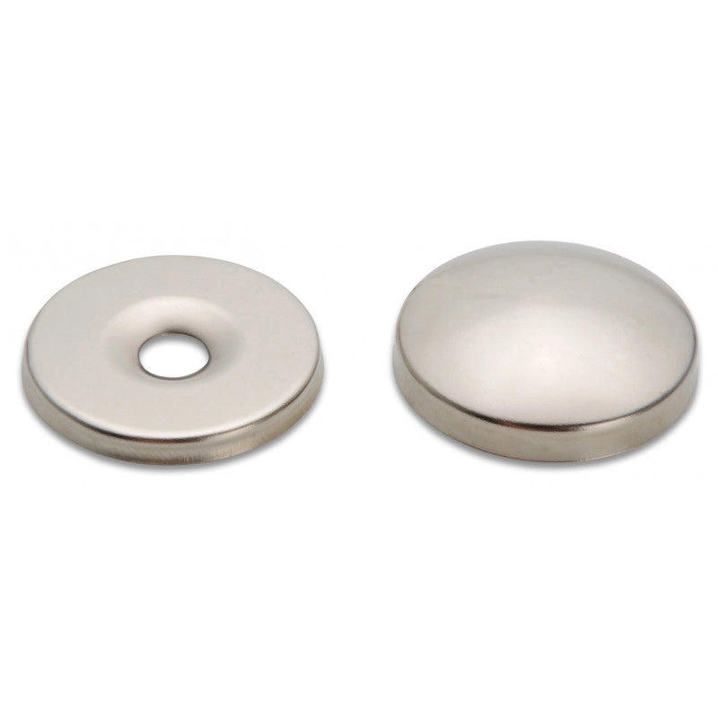 BORCHIA COPRIVITE BOMBATA 12 mm - Ottone nichelato - 200 pezzi