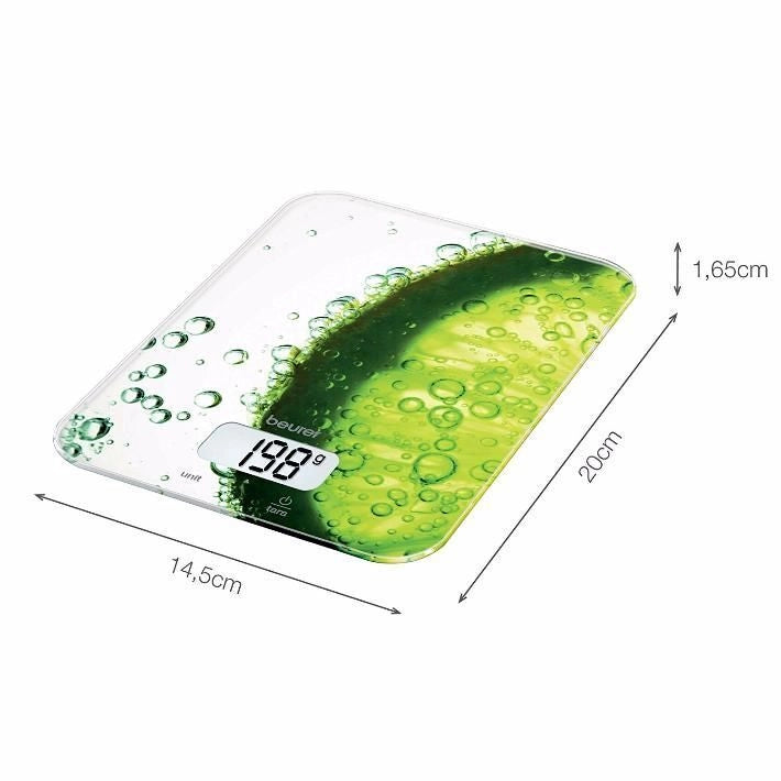 Beurer KS 19 Bilancia da Cucina, Lime