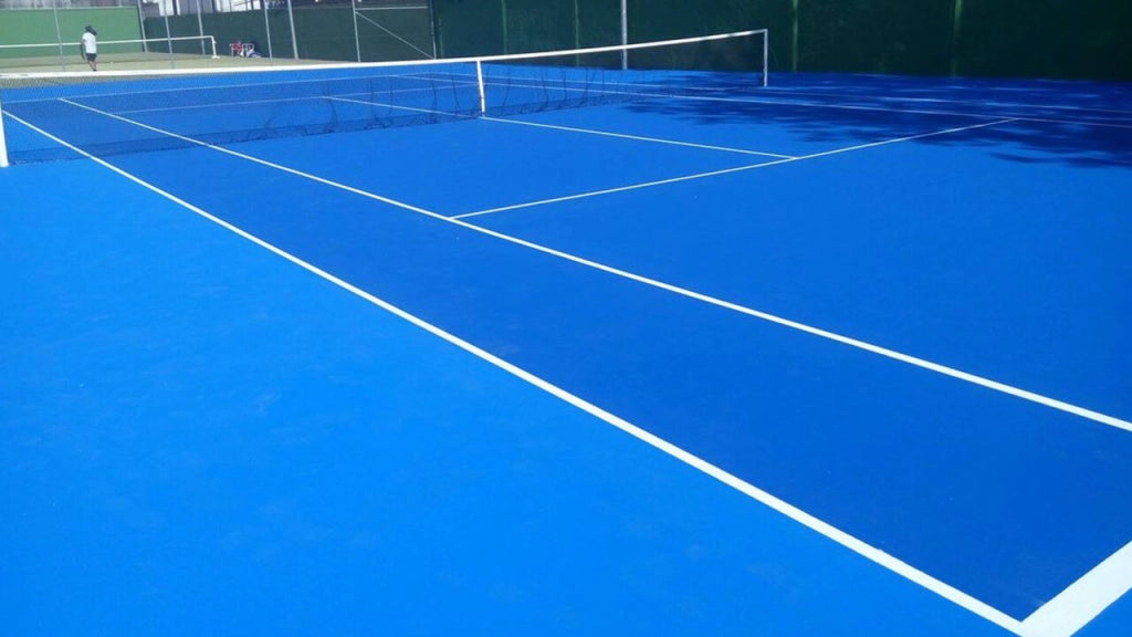 Pittura per pavimenti esterni ed interni e campi sportivi 14 L BIANCO- Pavimento di garage e pavimenti in cemento