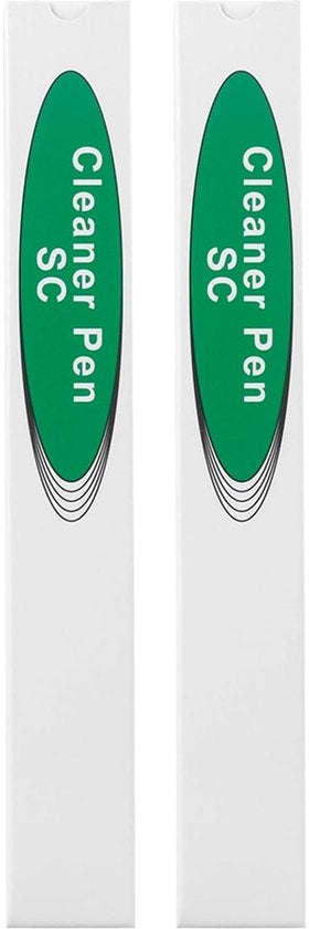 Pulitore di connettori a fibra ottica - Sistema di pulizia compatto - Bianco - Connettori 2,5 mm - Adatto per connettori SC/ST/FC