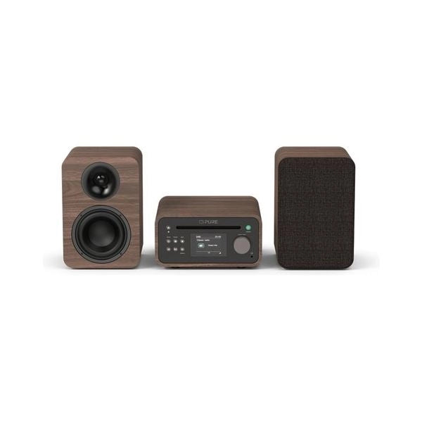 Compatto hi fi pure 254592 classic stereo mini bluetooth coffee black