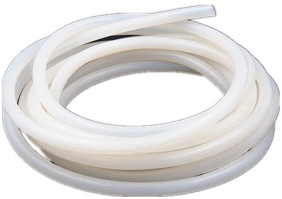 Silicone Tubo - Raccordo Aria - Grado Alimentare - Flessibile - Bianco - Tubo di Aria - Per Pompaggio Trasferimento - 30.5 m