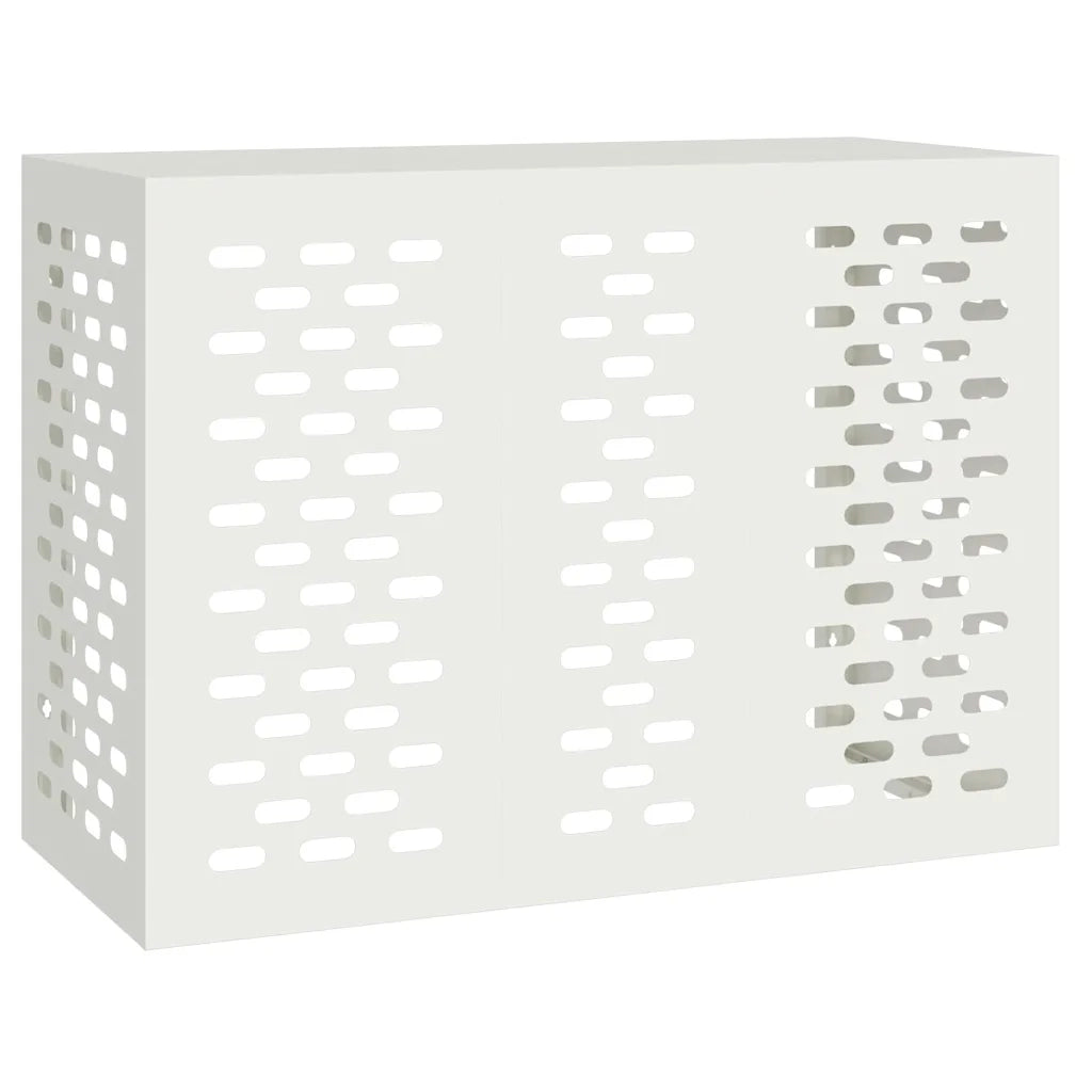 Copertura per condizionatore d'aria Bianco 110 x 50 x 80 cm 865905