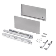 Cassetto esterno Vertex 60kg, altezza 242 mm, profondità 500 mm, Acciaio, Grigio antracite