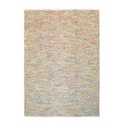 Tappeto cocktail 300 in cotone a trama romboidale multi