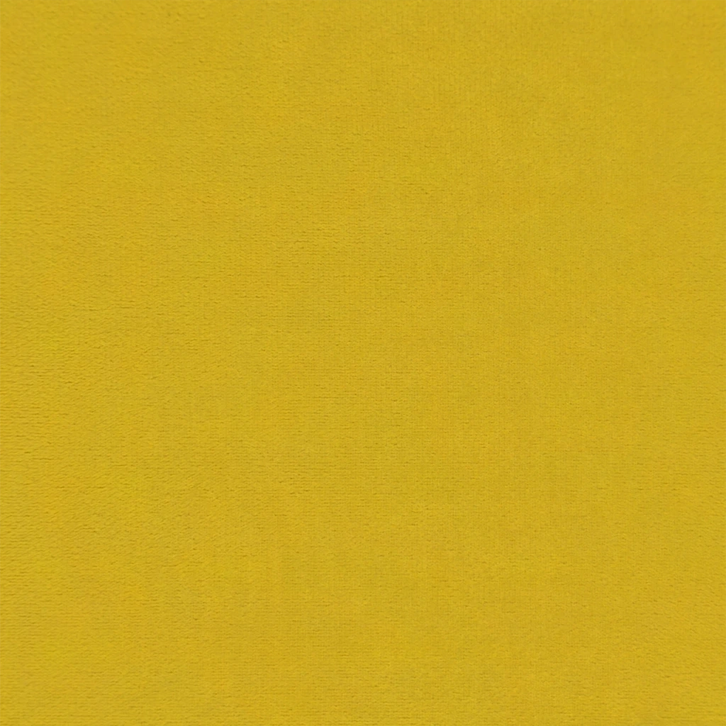 Divano a 3 Posti con Cuscini Giallo in Velluto 372648