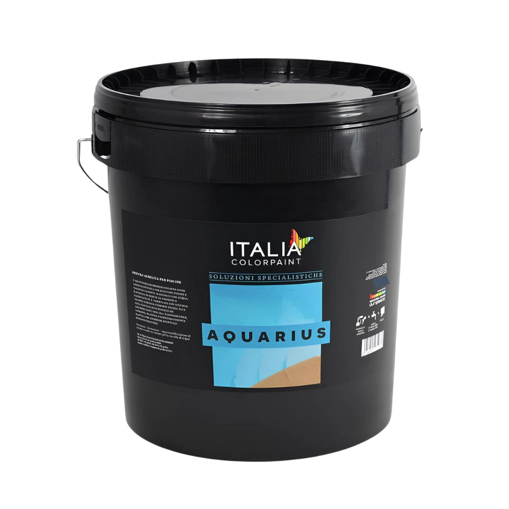 Aquarius pittura acrilica piscine cemento colore celeste italia colorpaint *** formato 5 lt, confezione 1