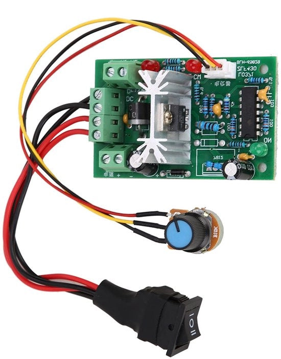 Regolatore di velocità adattabile - Compattabile - Per motori DC a spazzola - Ideale per progetti DIY - Fino a 150W