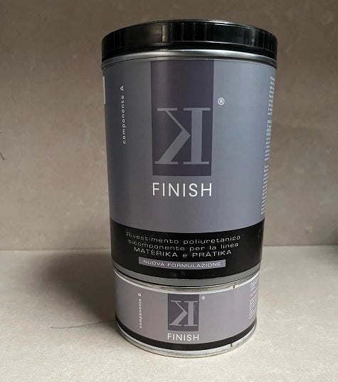 KIT BICOMP.FINITURA K FINISH TRASP.OPACO 1KG - NAICI