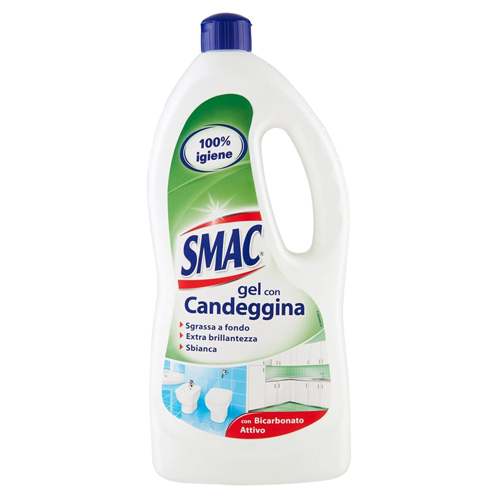 SET 12 CONFEZIONI DI SMAC GEL BAGNO DETERGENTE CON CANDEGGINA 850 ML