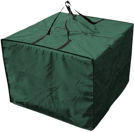Tas di stoccaggio per divani esterni - Impermeabile e stoffa impermeabile per mobili e abbigliamento - Impermeabile - Grande capacità - 81 x 81 x 61 cm (verde oliva)