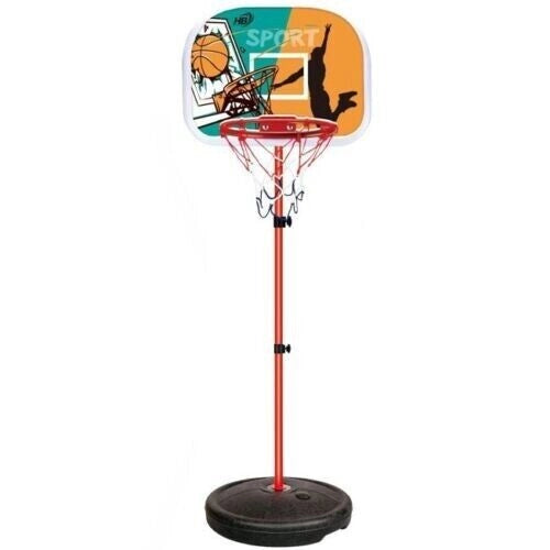Canestro basket altezza regolabile con tabellone e palla per bambini LARGE 94939