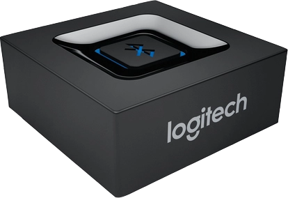 ORIGINAL Logitech Accessori per computer nero 980-000912 Bluetooth Audio Adapter Adattatore audio Bluetooth Logitech, Ricevitore audio Bluetooth senza fili, 50,8 mm, 57,1 mm, 22,3 mm, 34 g, cavo RCA