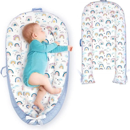 Bumper per lettino in cotone 100% Anti-allergico - lettino per bebè \ Nido caldo per bambini 0-18 mesi