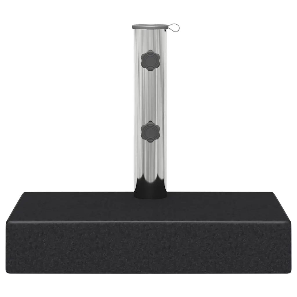 Base per Parasole in Granito Rettangolare 25 kg Nera 45067