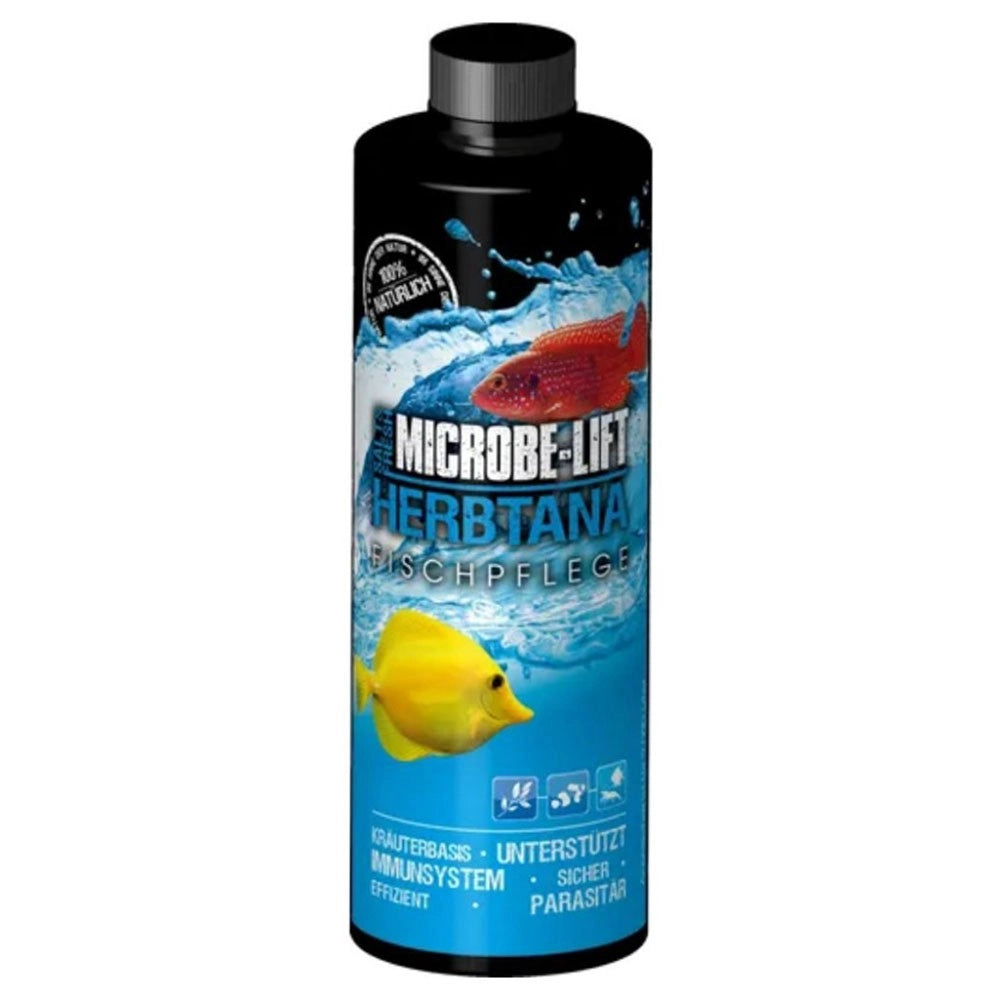 MICROBE-LIFT Herbtana - Repellente naturale per le malattie parassitarie dei pesci Formato: 236 ml