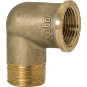 GOMITO MF OTTONE 92 GEBO - 1/2MF- 10 pezzi