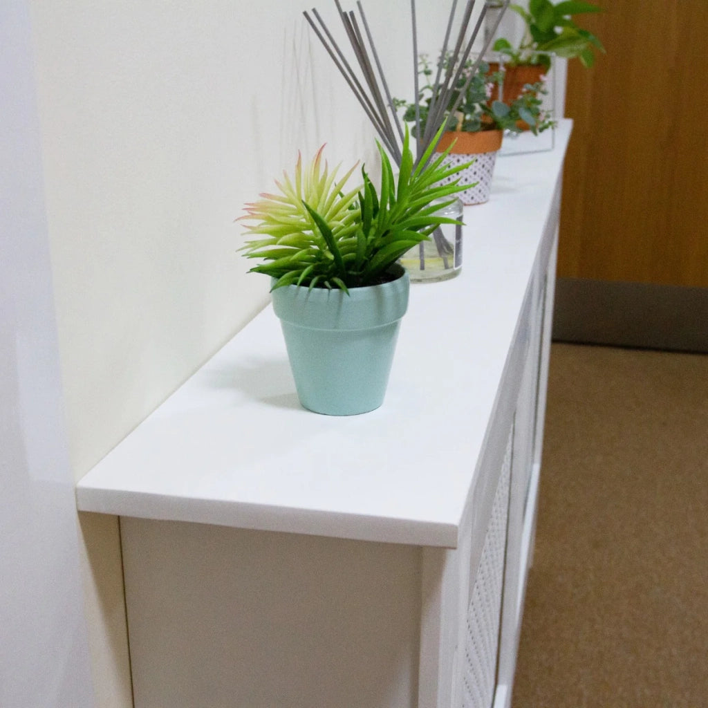 Copritermosifone Regolabile Copertura Termosifoni Caloriferi 1400mm-1920mm MDF