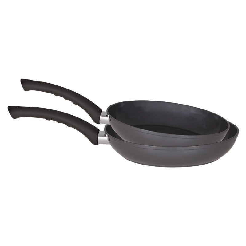 Set di 4 confezioni 2 padelle 24/28 Pearl Alluminio Forgiato Fondo Induzione Int ceramico Greblon
