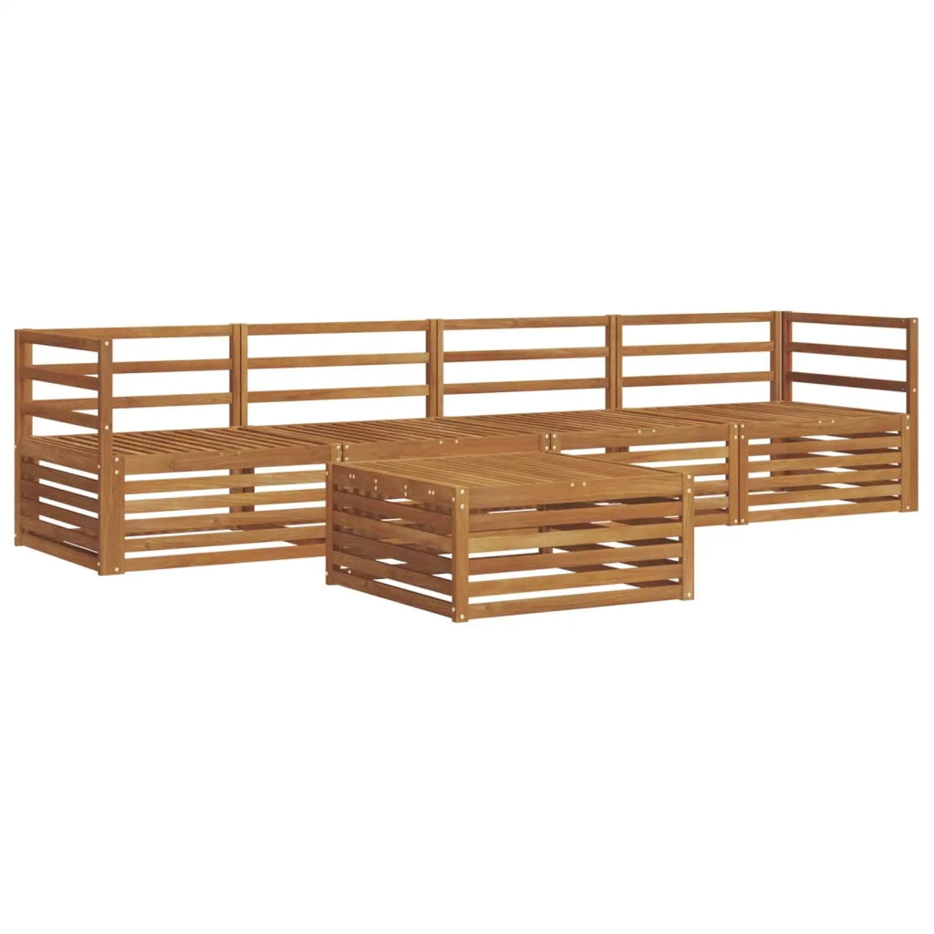 Set di divani da esterno 5 pcs Naturale 3372959