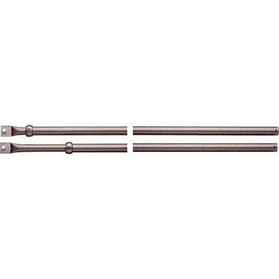 ASTE X SERRATURA ESTERNE 93140 MOTTURA - VERNICIATE DRITTE TRIPLICI MM 18 CF=PZ 2- 1 confezioni