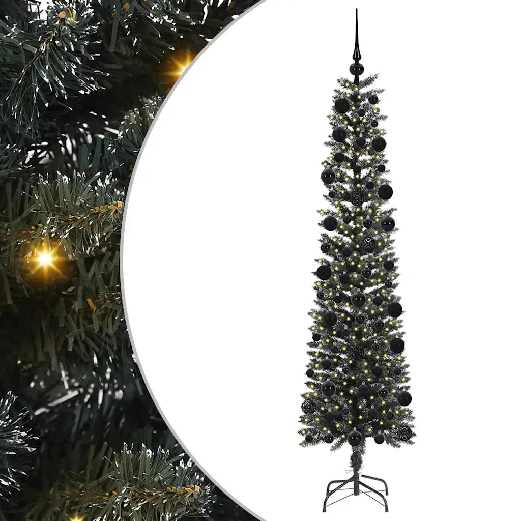 Albero di Natale | Decorazioni natalizie artificiale con 300 LED Verde 210 cm