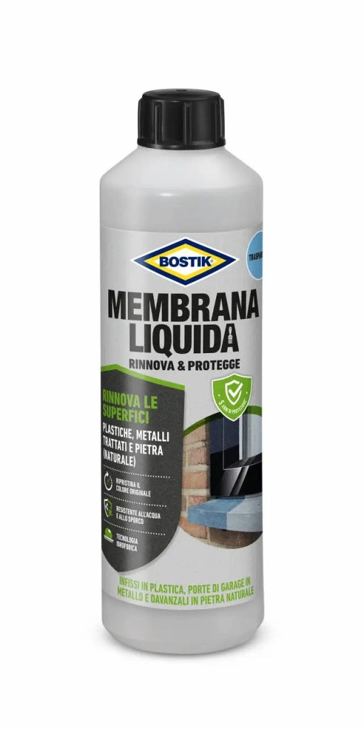 BOSTIK MEMBRANA LIQUIDA RINNOVA & PROTEGGE 500ML TRASPAR - UHU BOSTIK