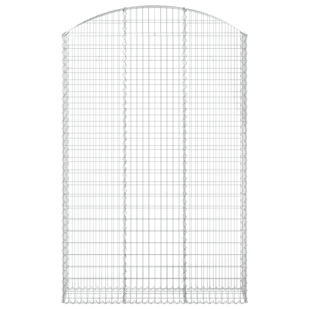 Cesto Gabbione ad Arco 150x30x220/240 cm Ferro Zincato
