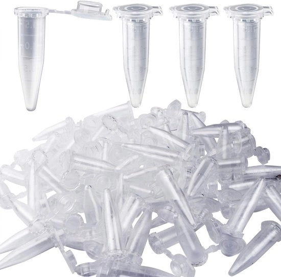 500 pezzi di contenitore globulare per centrifuga da 15 ml con chiusura a doppio gomito
