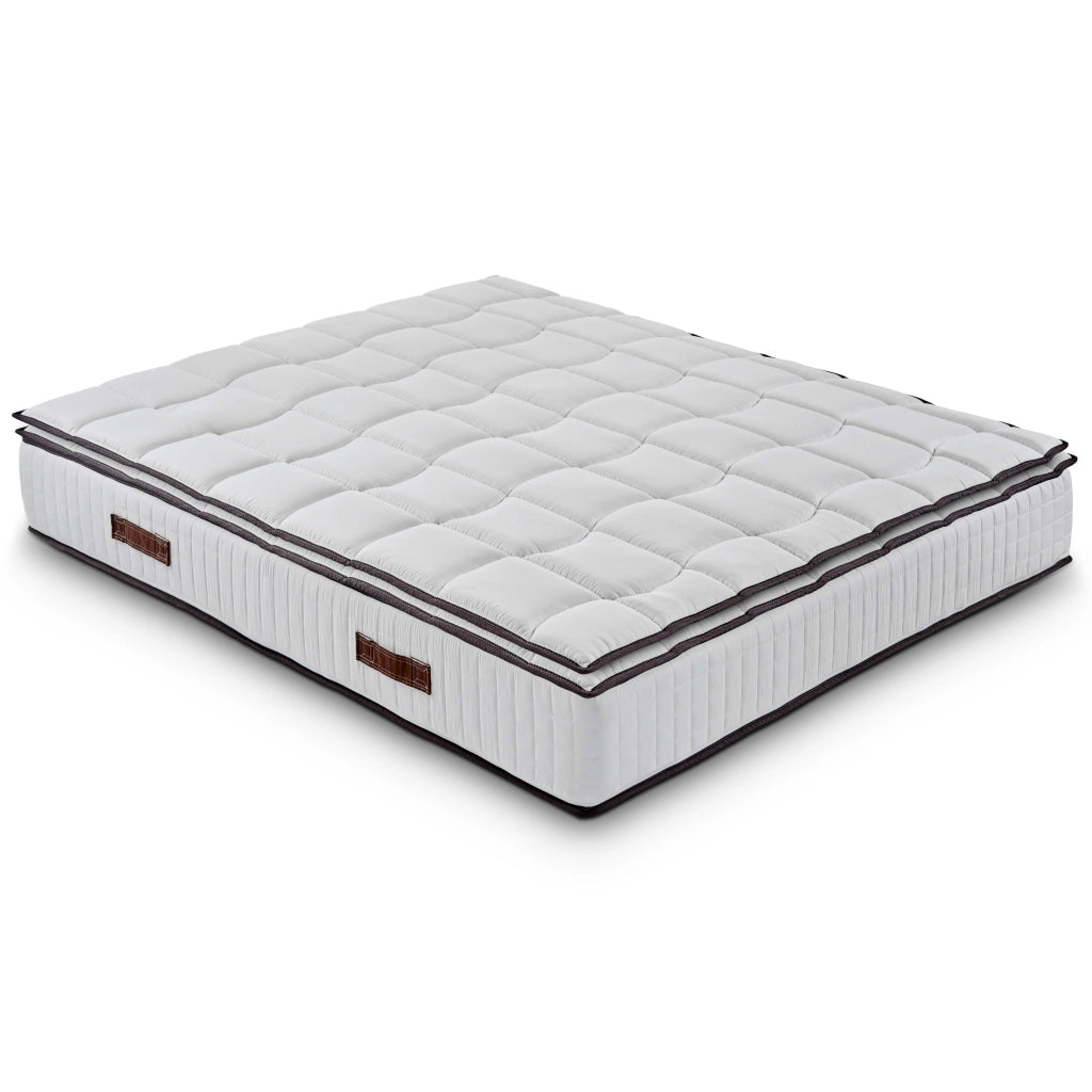 Materasso Matrimoniale 160x190 in Memory Foam - Sostenitovo Sfoderabile - con TOPPER REMOVIBILE - Lato Estate/inverno - Alto 24 cm - Ortopedico e ottimo per la schiena
