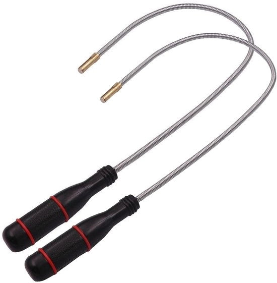 Lifter a Magneetti 2 Pezzi - Collo Flessibile 500 mm - Gancio Magnetico Portatile - Magneetto a Barra - Progettazione Antiscivolo - Acciaio Resistente alla Ruggine