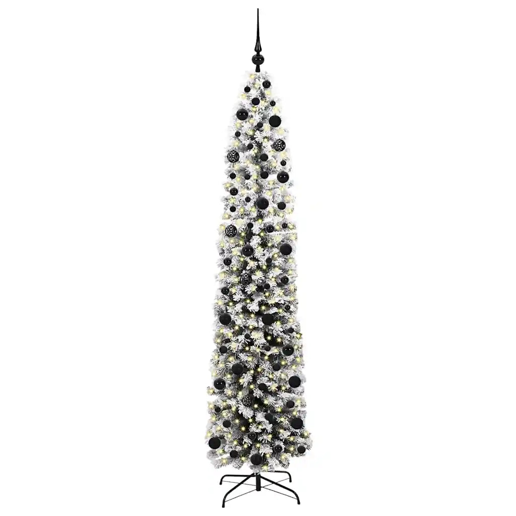 Albero di Natale | Decorazioni natalizie artificiale con 300 LED Verde 210 cm