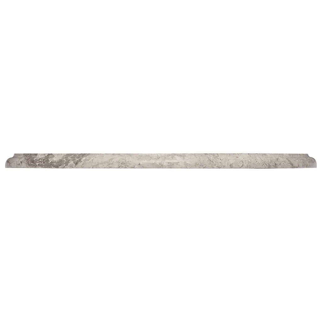 Piano per Tavolo Grigio Ø50x2,5 cm in Marmo 149194