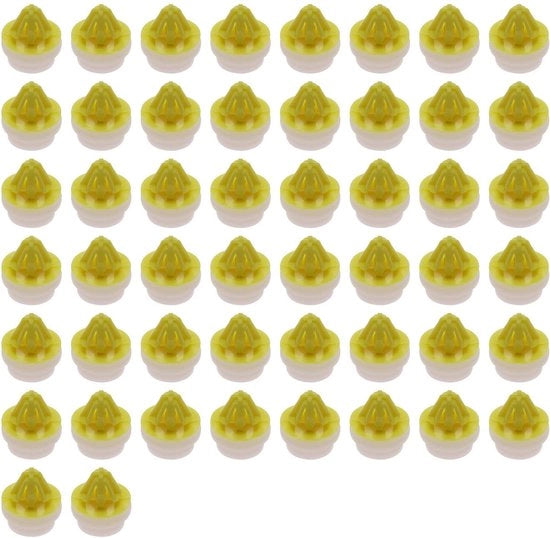 Fregio dorato - Pannelli portaauto Clip - Materiali di fissaggio - Plastica - Clip di finitura - 50 pezzi - Adatto per Discovery 3 e 4, Freelander 2, Sport e