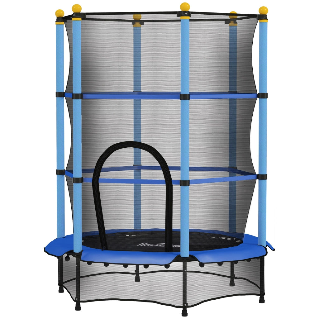 Tappeto Elastico con Rete di Sicurezza ¨C Xylo ¨C ?140 x 190 cm Blu