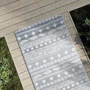Tappeto da Esterni ARAKIL Grigio 80x250 cm in PP 316969