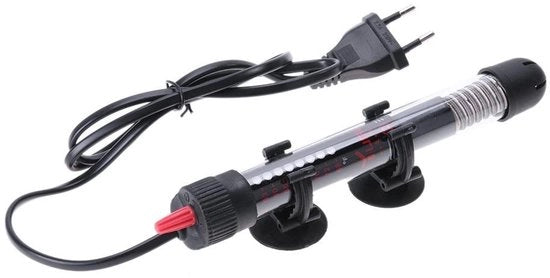 Sistema di riscaldamento acquario - 50 W - Regolazione di temperatura - Progettazione a supporto - Idoneo per betta e tartarughe - Sistema di riscaldamento sicuro e affidabile