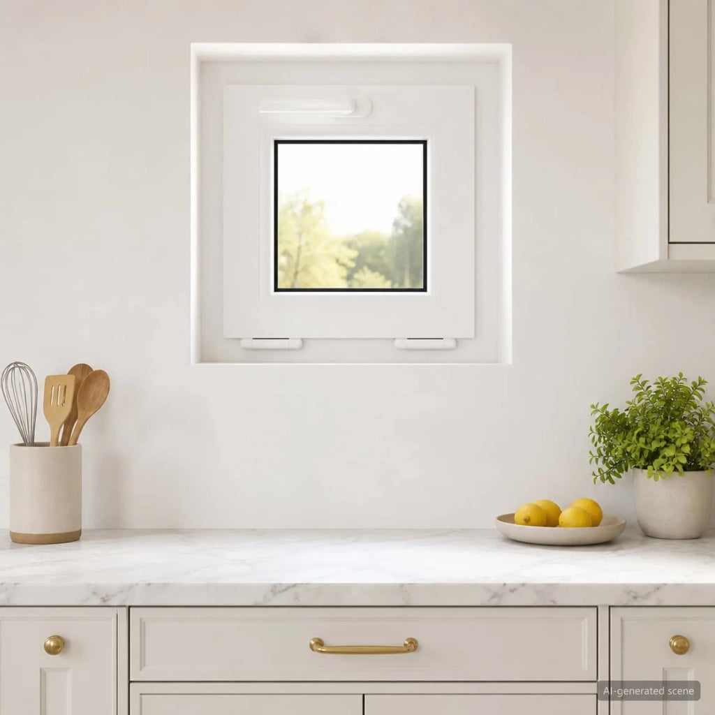 Finestra a Ribalta per Seminterrato RISOR 40 x 40 cm 42047781