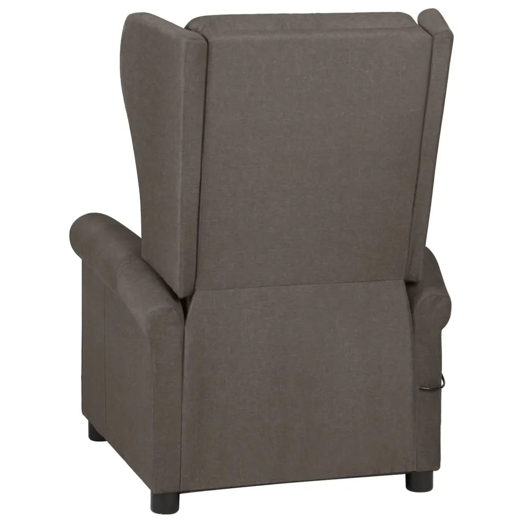 Poltrona Reclinabile in Tessuto Marrone 340953