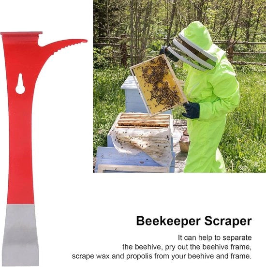 Snipper in acciaio inossidabile per l'apicoltura - Strumento per la cura del nido di api - Raschiatrice per api.