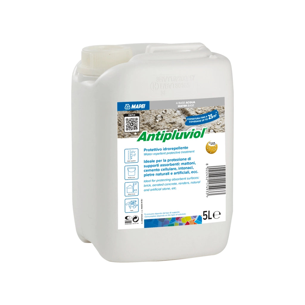 Antipluviol mapei 25 lt impregnante idrorepellente incolore