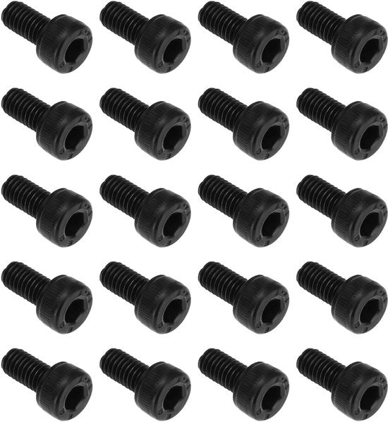 Pedali per bicicletta Bouten - 48 pezzi - M4 x 8 mm - Sei angoli - Acciaio 40Cr rivestito - Compatibile con Nukeproof Horizon Pro - Boutoni pedali
