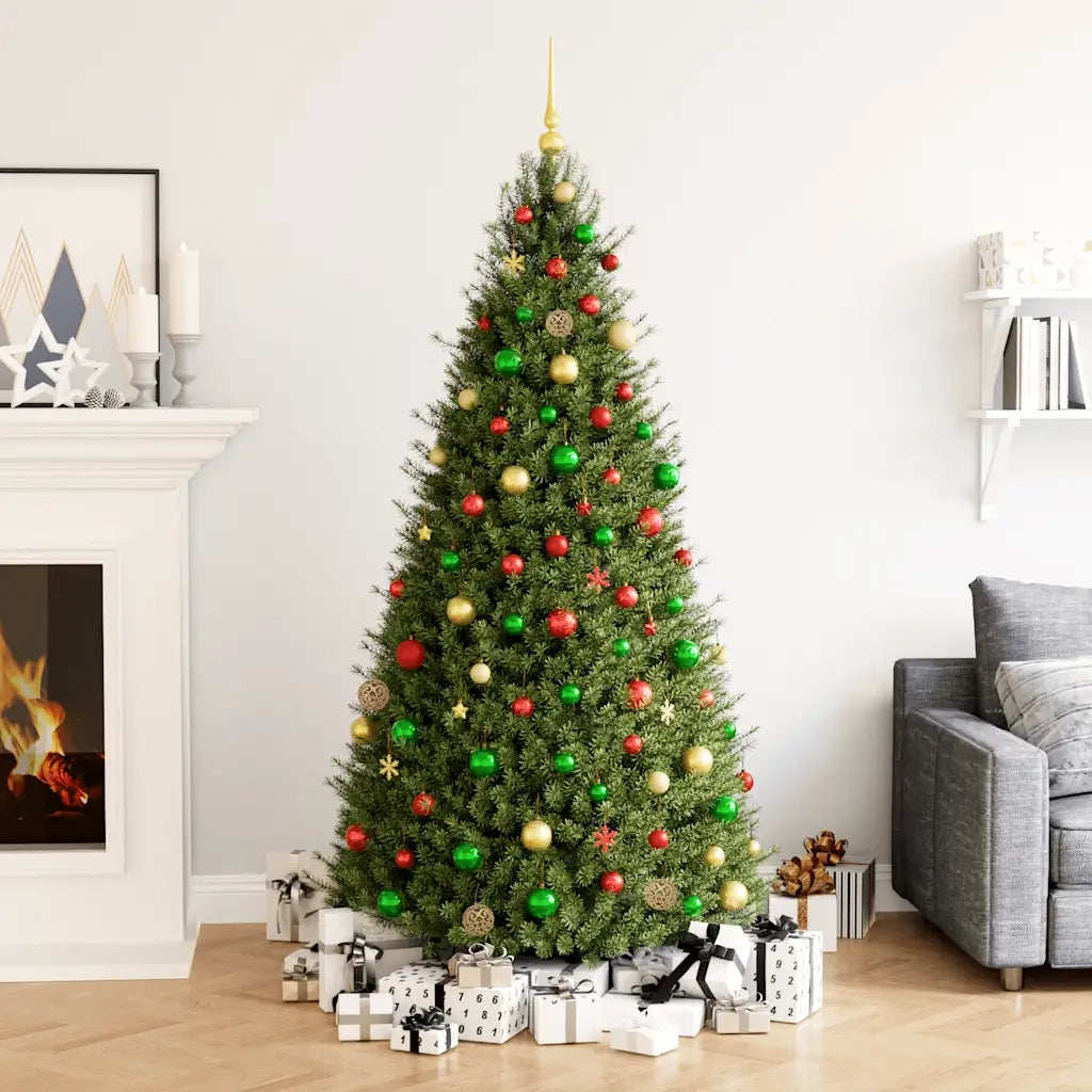Set Palline di Natale 112 pz Rosso / Verde / Oro in Polistirene 356114